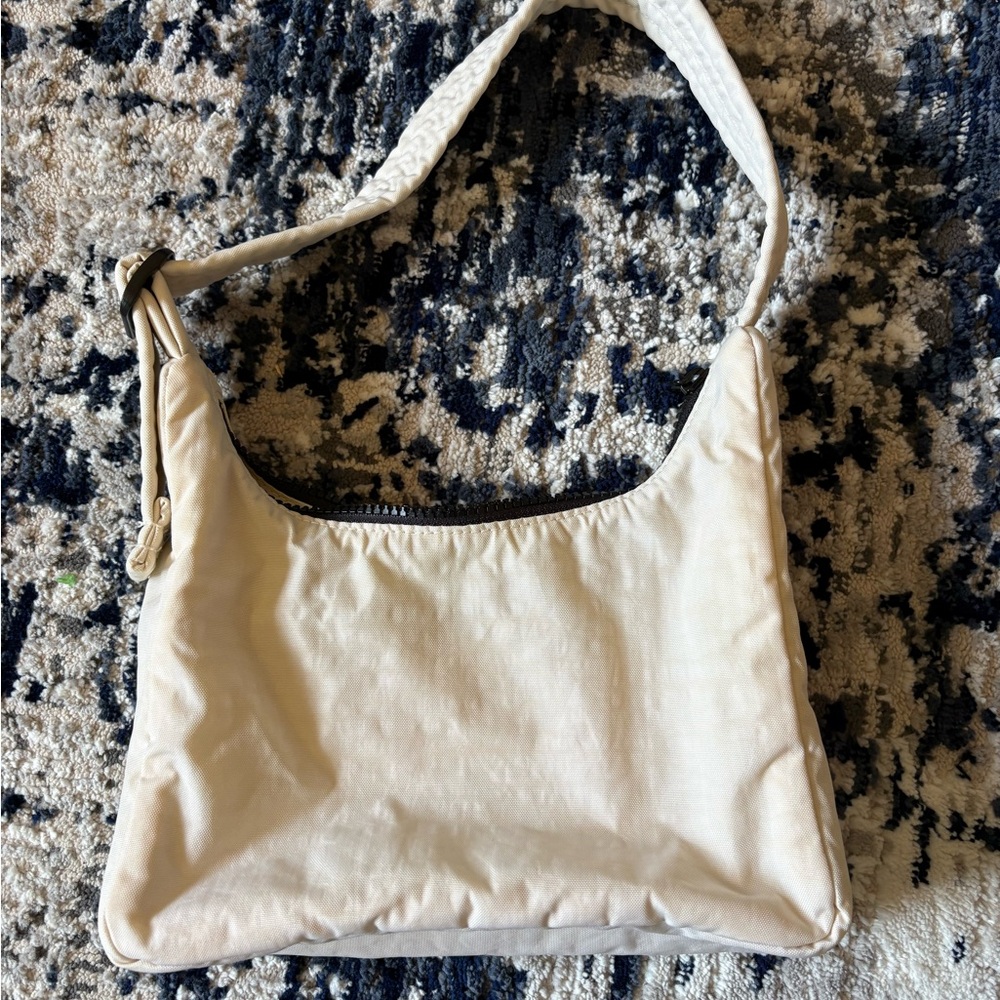 BAGGU Ivory mini nylon shoulder bag